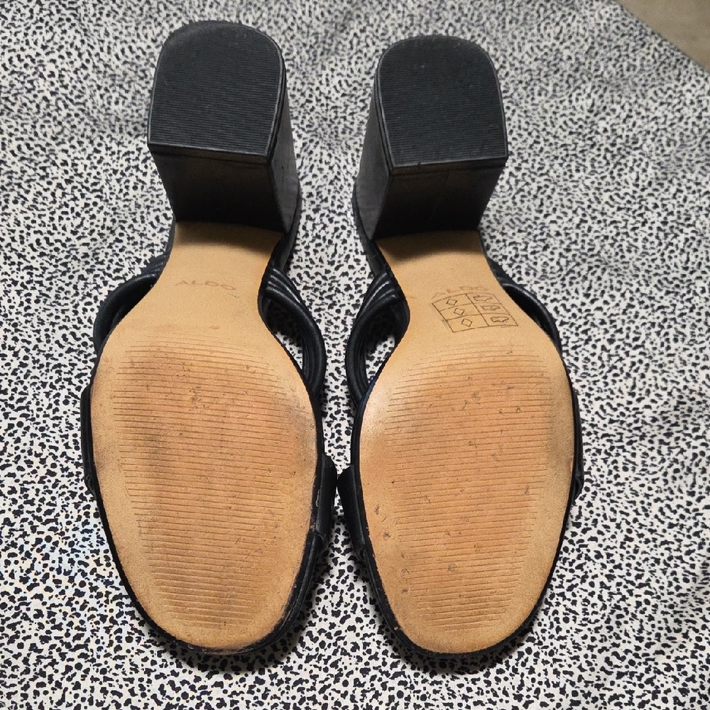 ALDO Women’s Mules Heels Agraliclya Slip On Sandals Size 9 - Picture 9 of 11